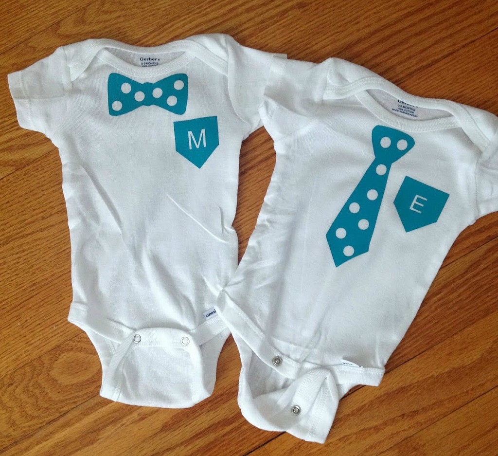 Holy cuteness, Batman!  This collection of baby onesies is my one-stop-shop for inspiration!