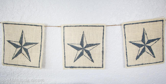 Nautical Star Burlap Banner: love that this can be used for everyday decor as well as for the Fourth of July! Also, is it not amazing that you can cut stencil material with a Silhouette machine?! Game-changer! Nautical Star Burlap Banner: love that this can be used for everyday decor as well as for the Fourth of July! Also, is it not amazing that you can cut stencil material with a Silhouette machine?! Game-changer!