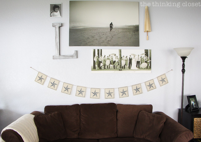 Nautical Star Burlap Banner: love that this can be used for everyday decor as well as for the Fourth of July! Also, is it not amazing that you can cut stencil material with a Silhouette machine?! Game-changer! Nautical Star Burlap Banner: love that this can be used for everyday decor as well as for the Fourth of July! Also, is it not amazing that you can cut stencil material with a Silhouette machine?! Game-changer!