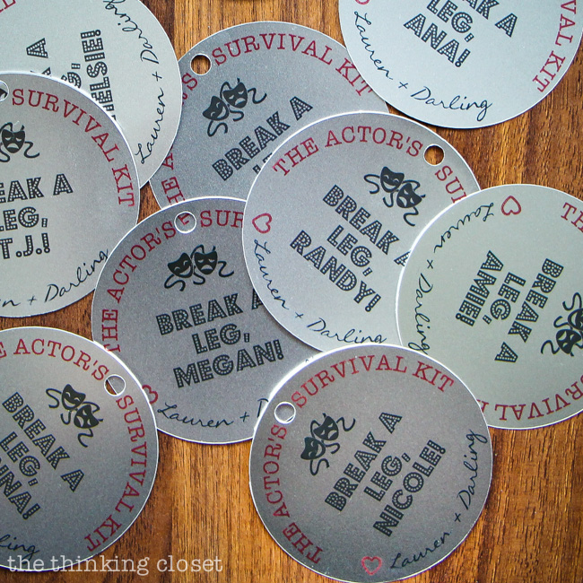 FREE Cut File for Silhouette Studio: The Actor's Survival Kit & Theatre Ninja Gift Tags. Perfect for the cast and crew for opening night! FREE Cut File for Silhouette Studio: The Actor's Survival Kit & Theatre Ninja Gift Tags. Perfect for the cast and crew for opening night!