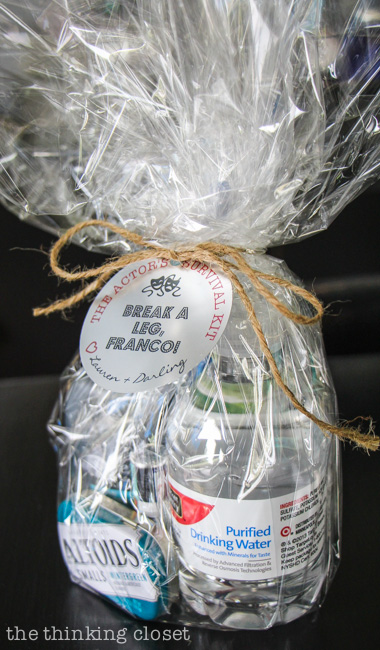 The Actor's Survival Kit: A fun idea for an opening night gift that is both thoughtful and practical! The actors will be bound to break a leg or two. The Actor's Survival Kit: A fun idea for an opening night gift that is both thoughtful and practical! The actors will be bound to break a leg or two.