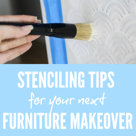 And such a simple way to dramatically transform furniture!