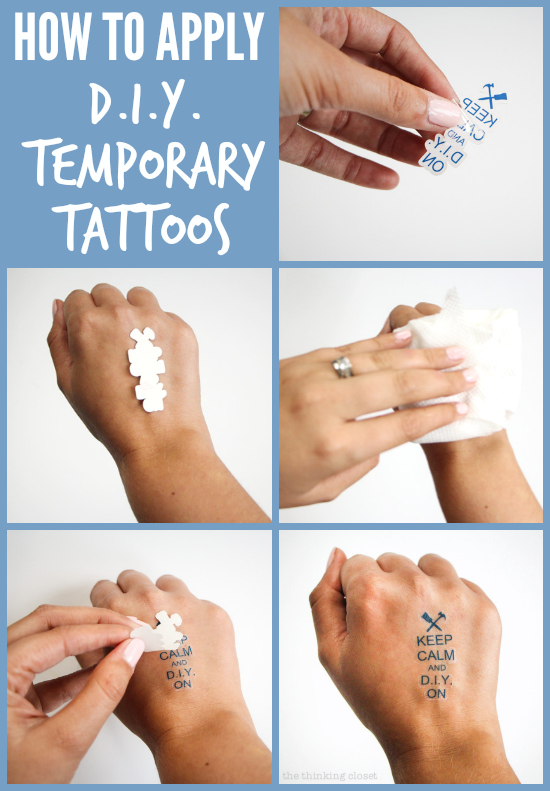 Create a temporary tattoo