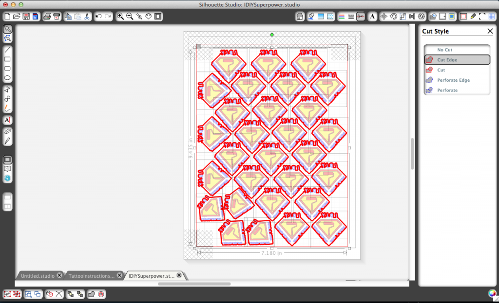 When doing print-and-cut designs in Silhouette Studio, be sure to set your cut lines so your machine knows exactly what to cut and what to ignore. When doing print-and-cut designs in Silhouette Studio, be sure to set your cut lines so your machine knows exactly what to cut and what to ignore.
