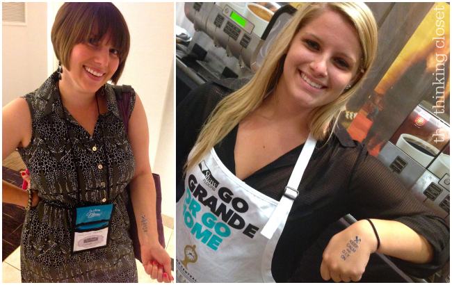 Tattoos in action at Haven Blog Conference! Tattoos in action at Haven Blog Conference!