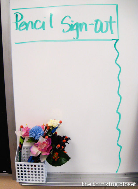 Place flowers on the ends of pencils to mark them as "yours" and ensure you'll get them back at the end of class. A tried and true method! Place flowers on the ends of pencils to mark them as "yours" and ensure you'll get them back at the end of class. A tried and true method!