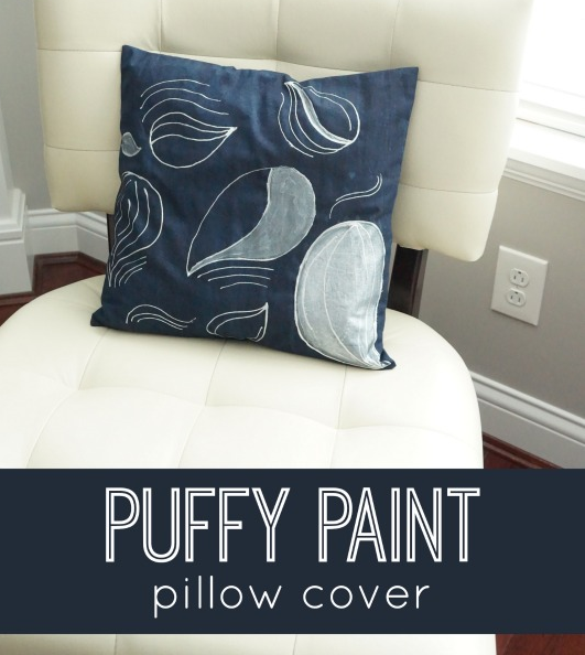 Throwback Puffy Paint Pillow Covers