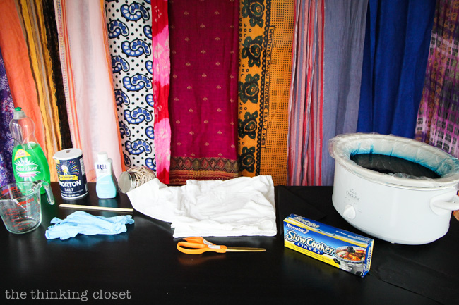 Tie-Dye Infinity Scarf from a T-Shirt! Here are the supplies to make it happen. Tie-Dye Infinity Scarf from a T-Shirt! Here are the supplies to make it happen.