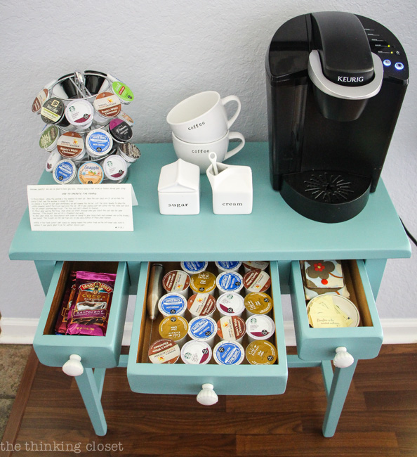 20 Coffee Station Ideas That Are, Bedside Table Coffee Maker