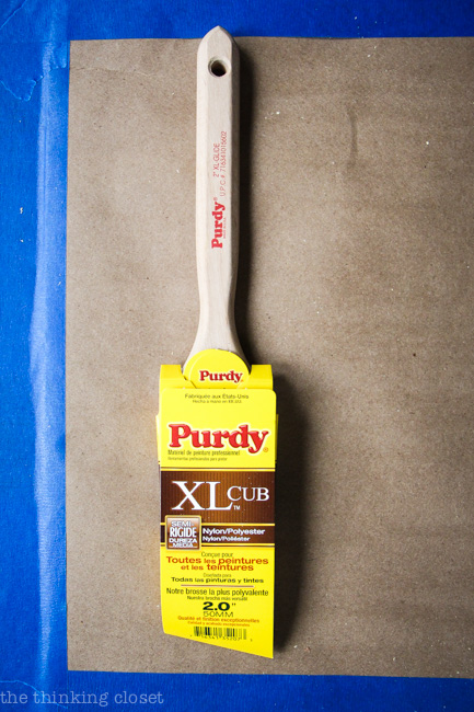 Gotta love these Purdy XL Cub brushes - - I used a 2" and 1" brush for this painting project.