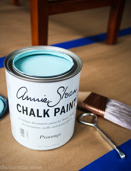 Annie Sloan Chalk Paint in Provence - - such a calming color!