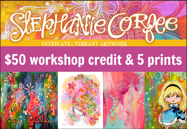 Stephanie Corfee - $50 Workshop Credit & 5 Small Prints - 1 of the 10 Prizes in The Thinking Closet's 2nd Blogiversary Giveaway!