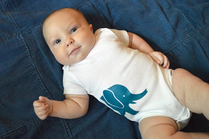 Elephant Onesie by Christine Bergeron, Featured in The Thinking Closet's Summer 2014 Reader Showcase  