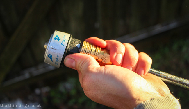RYOBI's 3100 PSI Pressure Washer, Fall Cleaning, and Our Favorite Features! via thinkingcloset.com RYOBI's 3100 PSI Pressure Washer, Fall Cleaning, and Our Favorite Features! via thinkingcloset.com
