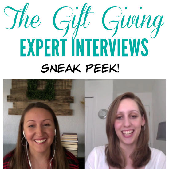 Gift-Giving Expert Interviews: Sneak Peeks!