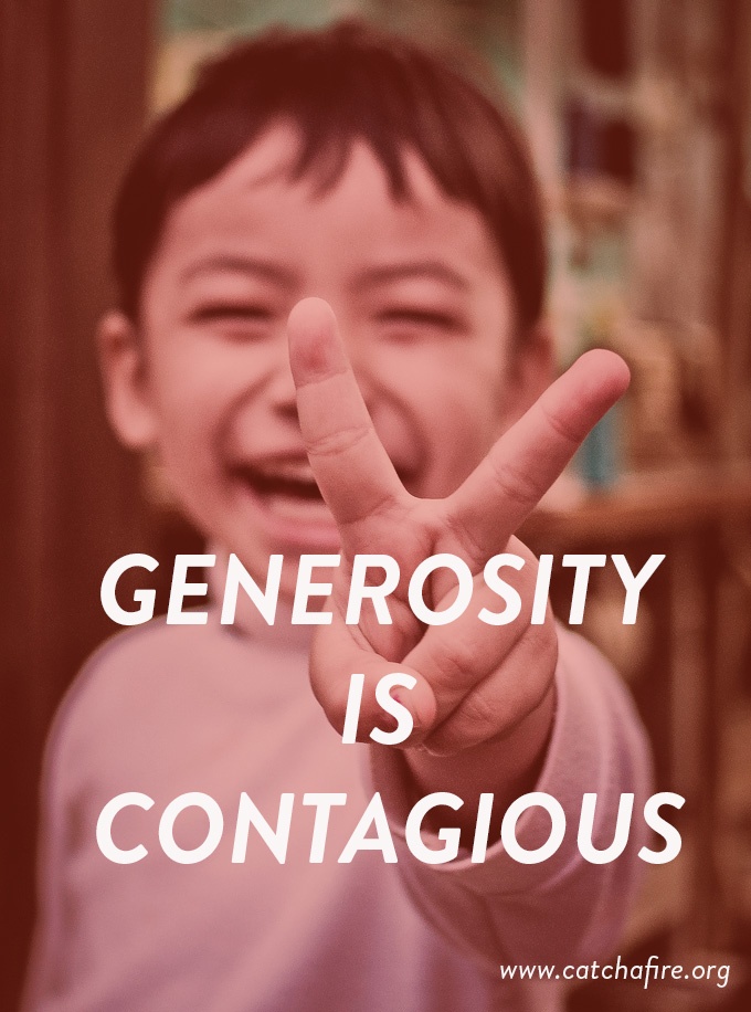Generosity is Contagious | Five Minute Friday: Half a Cookie - What spilled onto the screen when I set a timer for five minutes and wrote on one word: share.