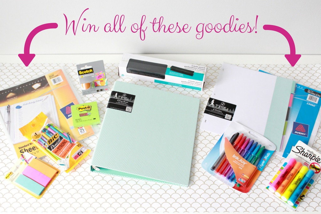 Win all of these goodies! Our Home Binder Giveaway featuring Simplify: 25 Printables to Help You Organize Your Life | JustAGirlAndHerBlog.com/organize Win all of these goodies! Our Home Binder Giveaway featuring Simplify: 25 Printables to Help You Organize Your Life | JustAGirlAndHerBlog.com/organize