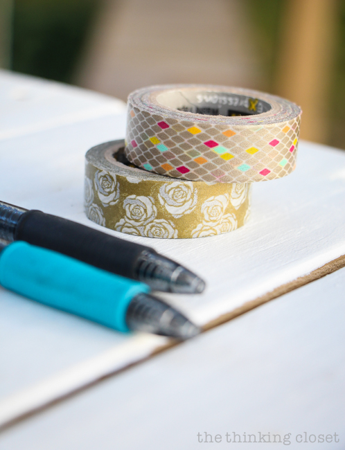 My One Word for 2015: SURRENDER | Always easier to tackle goals with washi tape and G2 pens. | thinkingcloset.com