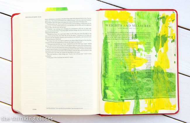 Welcome to My Journaling Bible: heART in the margins | Here's a closer look at my first pages! Check out the full post for the inside scoop Q & A style about this new movement sweeping the margins of Bibles everywhere...and how you can use art to engage with scripture in a new and exciting way!