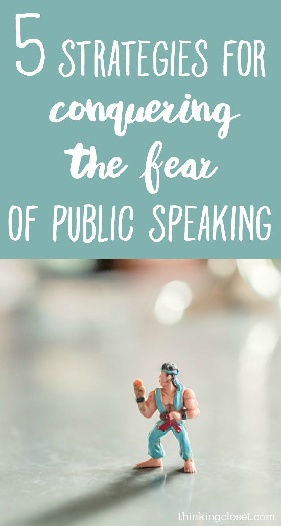 Most people fear public speaking more than they fear death. No joke!  However, I believe that you don't have to let that fear hold you back, but rather you can channel that fear into positive energy that leads to success!  And here are the 5 strategies I have employed in my own experience and in my teaching/directing to conquer the fear of public speaking...and even have FUN while doing it.  It's totally possible!  {Includes video replay of a Periscope broadcast!}