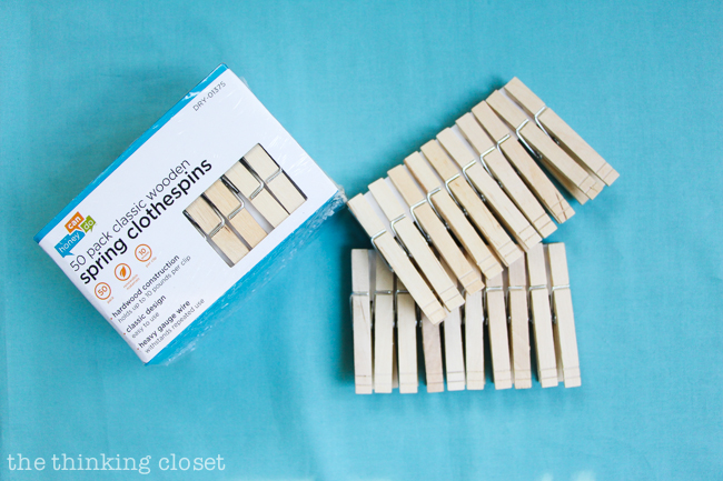 DIY Rustic Vintage Clothespin Place Card Holders | Love that can save on cost, but not scrimp on beauty with these gems!