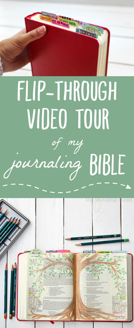 Flip-Through Video Tour of My Journaling Bible | Join me on this fun lil' video tour of the first 10 entries of my E.S.V. Journaling Bible in which I share tips, tricks, favorite supplies, techniques I've been exploring, and why this has been such a meaningful way for me to study the Bible these past 3 months. I hope it's an encouragement to you wherever you find yourself in your journey.