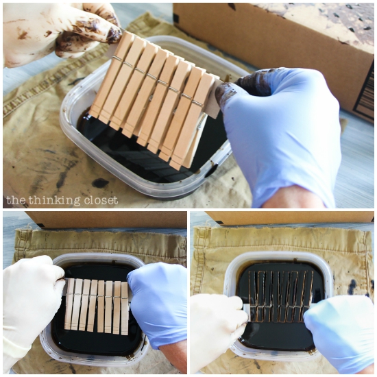 DIY Rustic Vintage Clothespin Place Card Holders | Love that can save on cost, but not scrimp on beauty with these gems! Step by step photo tutorial includes instructions on the easy method of staining the clothespins and how to design and cut the place card flags. Pop 'em in a vintage drawer with baby's breath and voila! Instant wedding whimsy! DIY Rustic Vintage Clothespin Place Card Holders | Love that can save on cost, but not scrimp on beauty with these gems! Step by step photo tutorial includes instructions on the easy method of staining the clothespins and how to design and cut the place card flags. Pop 'em in a vintage drawer with baby's breath and voila! Instant wedding whimsy!