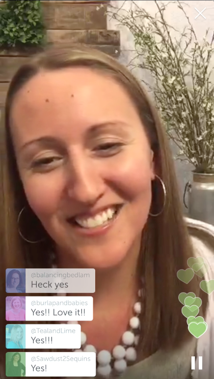 One of the best things about Periscope is the audience engagement through heart-love and comments!