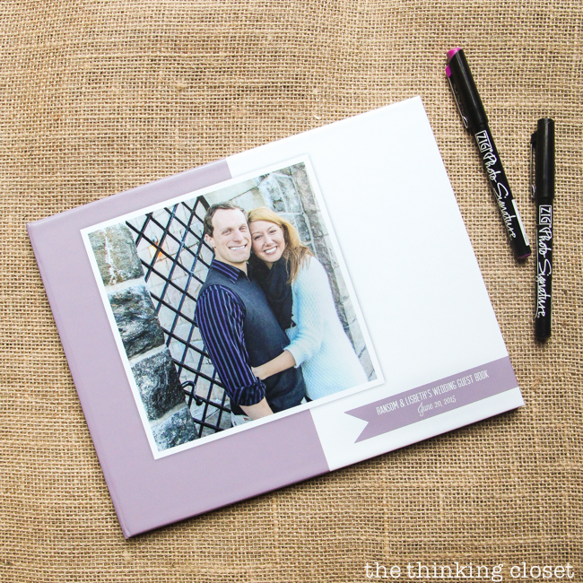 D.I.Y. Wedding Guest Book with Creative Prompts