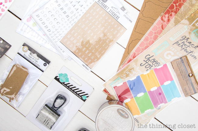 My 20 Favorite Journaling Bible Supplies | A photo-filled run-down of my go-to craft supplies that I reach for when pouring my heART in the margins of my ESV Crossway Journaling Bible! Everything from washi tape, gelatos, brush pens, paint, and more! Plus, a peek at what's on my wish list of supplies....