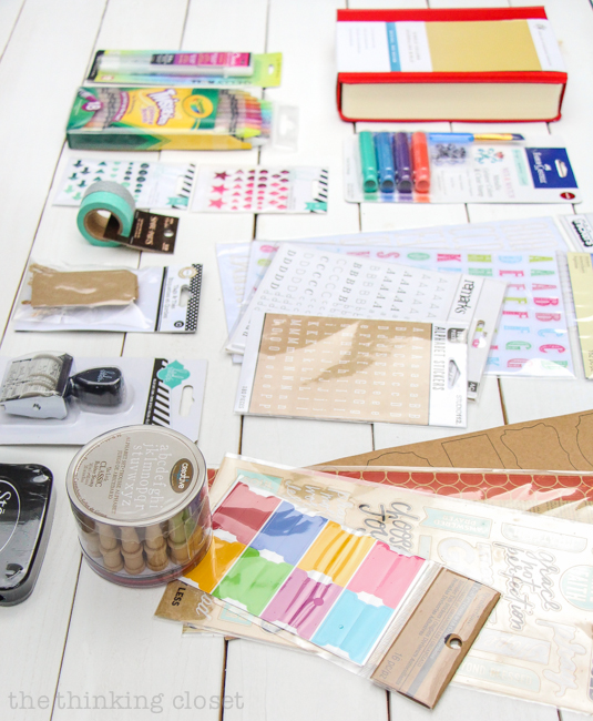 My 20 Favorite Journaling Bible Supplies | A photo-filled run-down of my go-to craft supplies that I reach for when pouring my heART in the margins of my ESV Crossway Journaling Bible! Everything from washi tape, gelatos, brush pens, paint, and more! Plus, a peek at what's on my wish list of supplies....