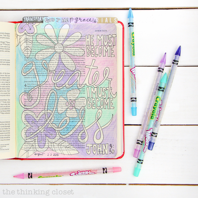 An Inspiring Journaling Bible Flip-Through Video of John's Gospel! | “He must become greater….” John 3:30