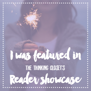 Featured Button for The Thinking Closet Reader Showcase