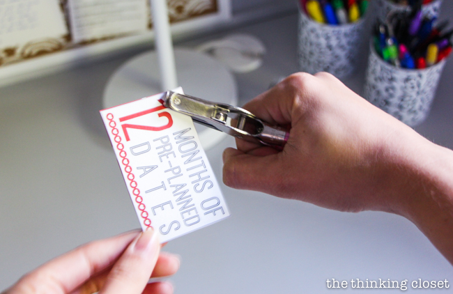 FREE Printable 12 Months of Pre-Planned Dates Mini-Book | Give the gift of quality time as a creative and meaningful wedding or engagement gift with this free printable download. Help make a couple's first year of marriage one for the record books! The 14 page PDF Printable Pack comes with everything you need to carry out this gift idea plus many more!