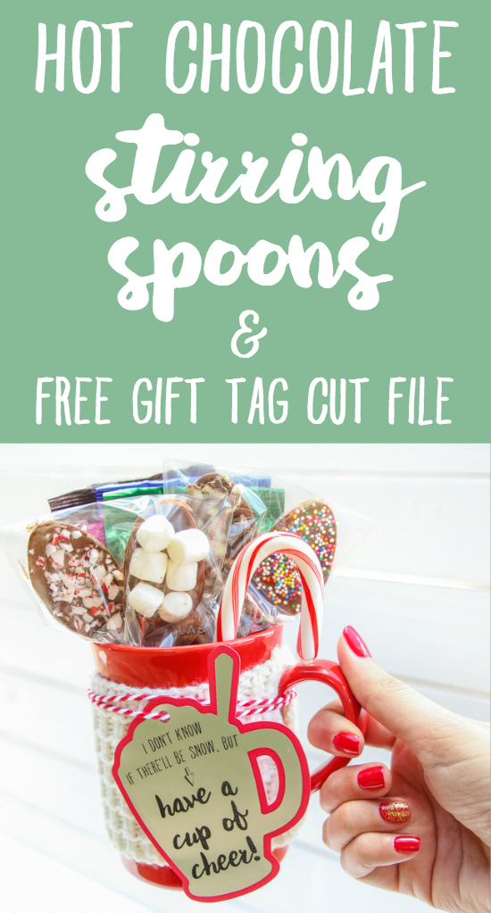 Printable Christmas Hot Cocoa Kit Party Favor Treat Bag Topper