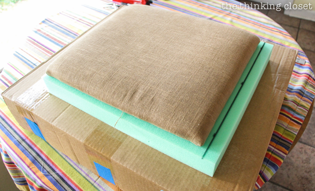 How To Reupholster A Chair Seat The No, How To Cover Chair Seats