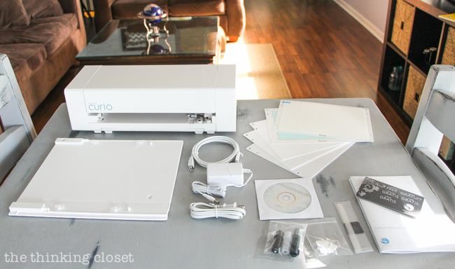 Everything that comes with the new Silhouette Curio Machine!