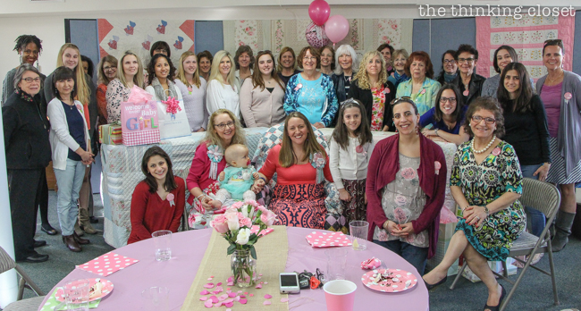 "Cute as a Button" Baby Shower | DIY & Handmade Baby Shower Ideas to Inspire a Party to Remember! The group of amazing women who helped make the celebration extra special!