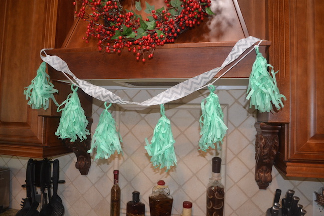Charming Mint & Gray Baby Shower | Inspiration for planning a meaningful baby shower for a mom-to-be with creative ideas for decor, food, games, activities, a guest book, favors, and more! Here's a glimpse at the decor that perfectly matched the mint and gray color palette!