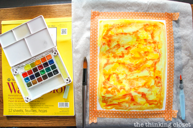 "Happy Fall, Y'all!" Watercolor Art: A Silhouette Cameo 3 Tutorial - How to create a unique watercolor effect to Silhouette-cut lettering and shapes.