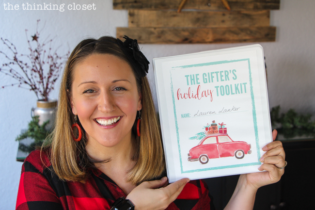 The Gifter's Holiday Toolkit: 5 Day Challenge! FREE printable worksheets and email inspiration designed to set you up for a season of stress free, joy-filled giving.