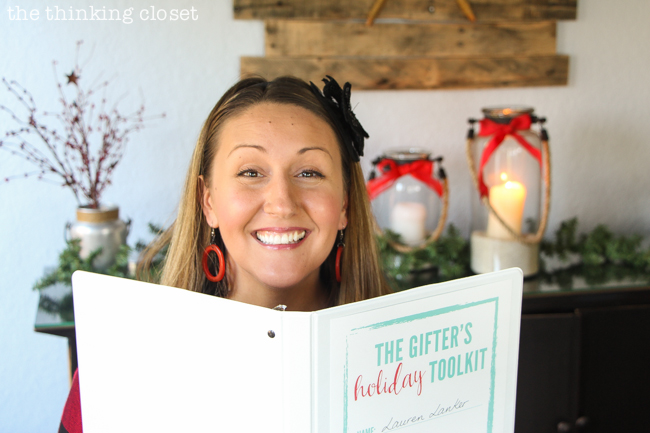 The Gifter's Holiday Toolkit: 5 Day Challenge! FREE printable worksheets and email inspiration designed to set you up for a season of stress free, joy-filled giving.