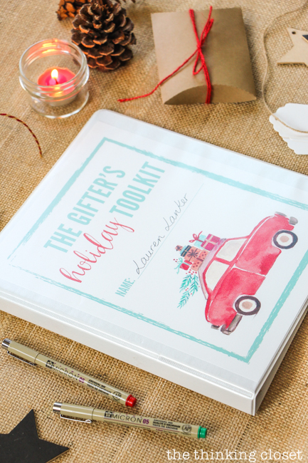 The Gifter's Holiday Toolkit: 5 Day Challenge! FREE printable worksheets and email inspiration designed to set you up for a season of stress free, joy-filled giving.