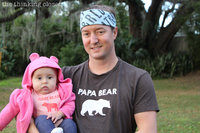 Papa Bear, Mama Bear, Baby Bear T-Shirt Trio Gift Idea | Such a meaningful gift for a new family of three! Think baby shower, mother's day, father's day, Christmas, birthday...any occasion where you want to celebrate new parents or the arrival of their precious little baby bear! Silhouette tutorial includes tips and tricks for working with heat transfer vinyl. It's not as intimidating as you think!
