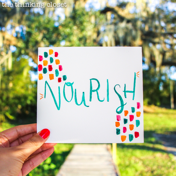 My One Word for 2017 - the thinking closet