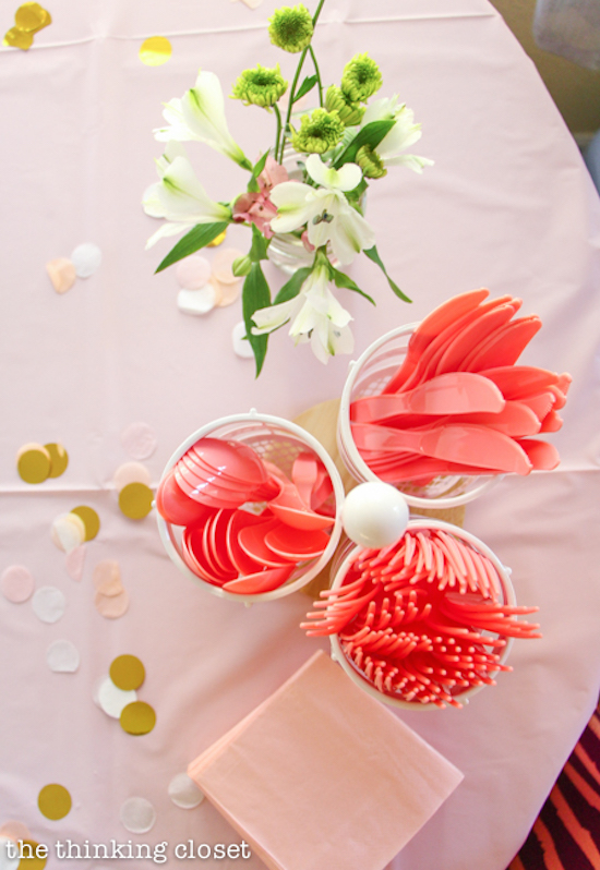 A Blooming First Birthday Bash, inspired by spring flowers in pink, blush, and white. DIY party ideas for a woodland floral-themed celebration, spring fling, or botanical garden party!