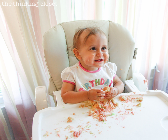 DIY Mini Birthday Crown for a Cupcake Smash! | A Blooming First Birthday Bash, inspired by spring flowers in pink, blush, and white. DIY party ideas for a woodland floral-themed celebration, spring fling, or botanical garden party!