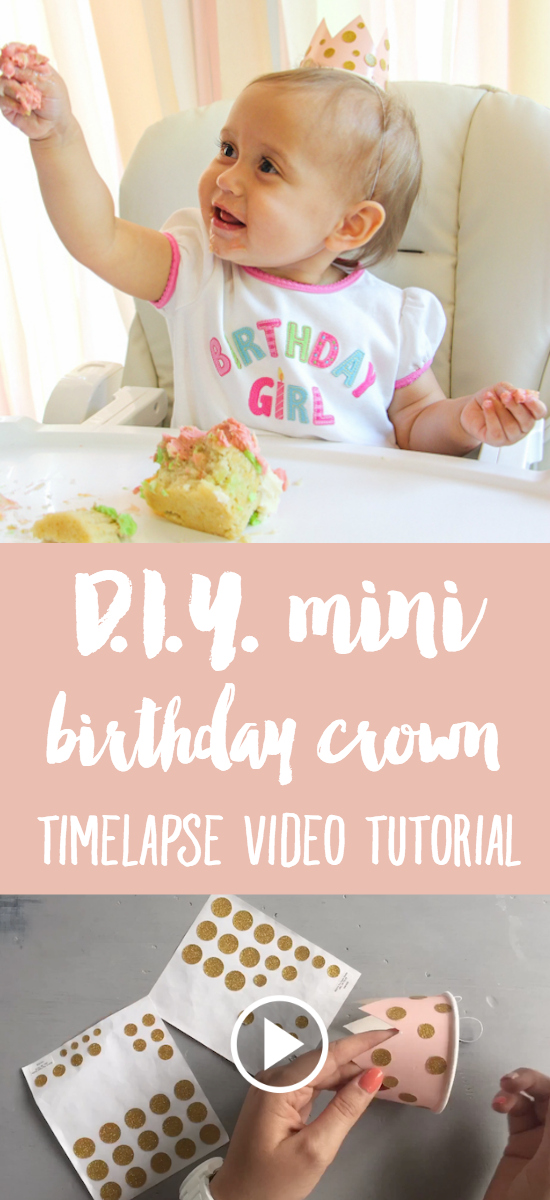 Diy Mini Birthday Crown Timelapse