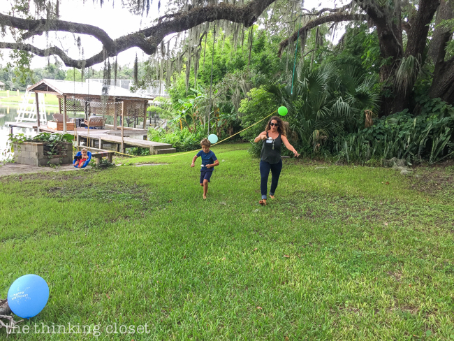 How to host an "Anne of Green Gables" or "Anne with an E" themed birthday party with food, decor, activities, and games for the whole family! | Get the full run-down on our classic egg and spoon race activity - fun for all ages!