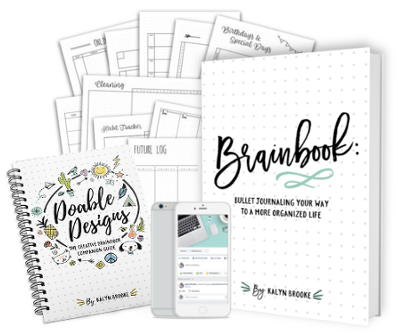 Ever wish you had a best friend who could explain—in detail—exactly how to make bullet journaling work for your style and schedule, without taking a lot of time or effort? Kalyn Brooke will guide you step-by-step in her brand-new resource: Brainbook - Bullet Journaling Your Way to a More Organized Life